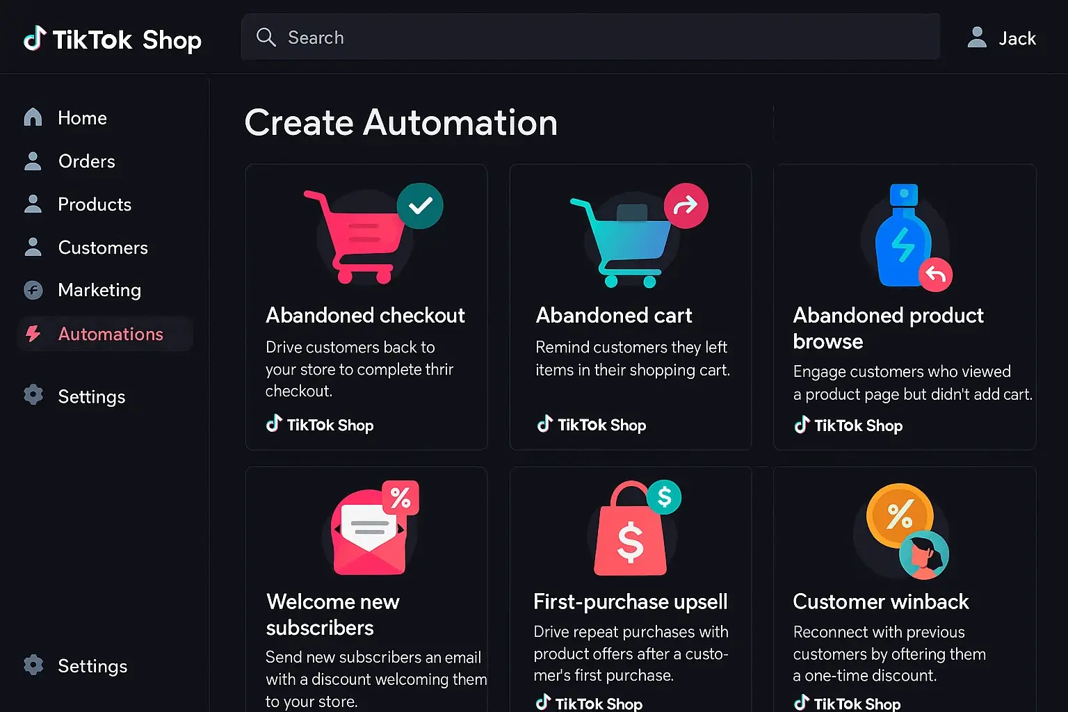 TikTok Shop Automation